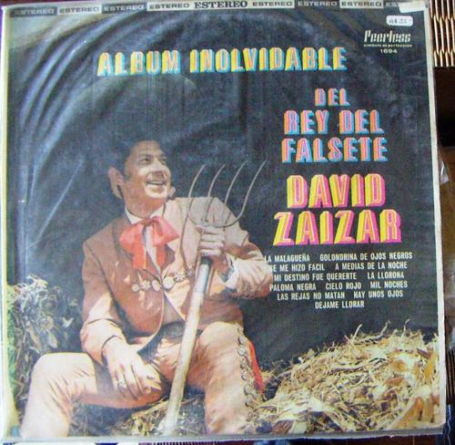 Bolero, David Zaizar, Album Inolvidable, Lp 12´,