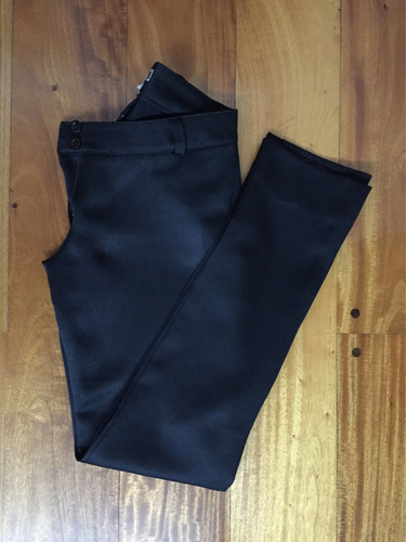 Pantalon Negro De Poliéster Marca Orix Para Dama