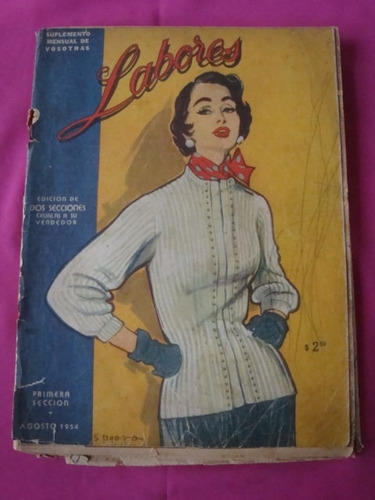 Revista Suplemento Mensual De Vosotras Agosto De 1954