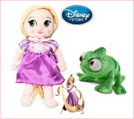 Disney Store  Pelúcia  Rapunzel Animators  Pascal Enrolados