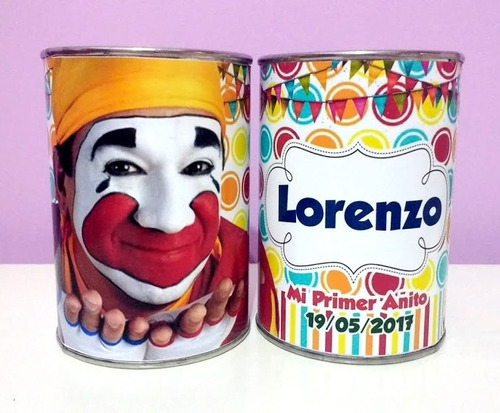 30 Alcancías Personalizadas Piñón Fijo, Circo! Payaso