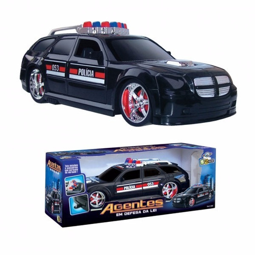 Brinquedo Carro Tunning Polícia Agentes Original Bstoys