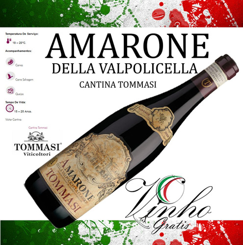 Amarone Tommasi 2013- Super Promoçao