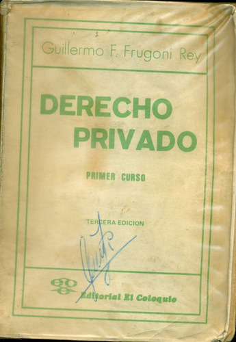 Frugoni Rey : Derecho Privado Primer Curso