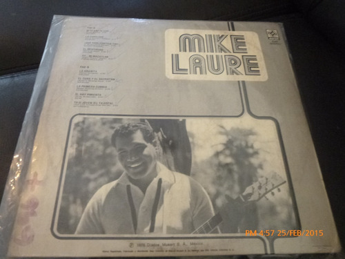 Vinilo Lp De Mike Laure -- Musart -- La Arañita (u342