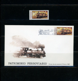 Serie Patrimonio Ferroviario De Chile. Sellos De Chile 