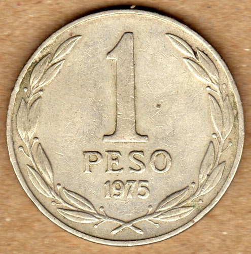 Chile 1 Peso De 1975 - Variedad En Cupro - Níquel