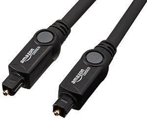 Amazonbasics Audio Digital Óptica Toslink Cable - 6 Pies (1.