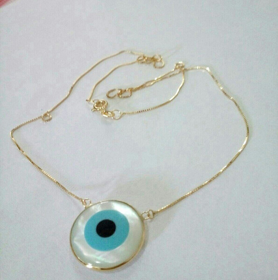 colar fl ouro 18k de olho grego colar olho grego roblox