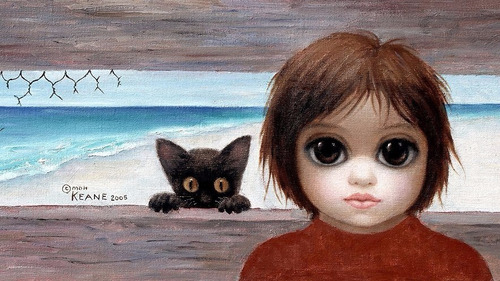 Poster Hd Margaret Keane 55x90cm Grandes Olhos #3 Big Eyes