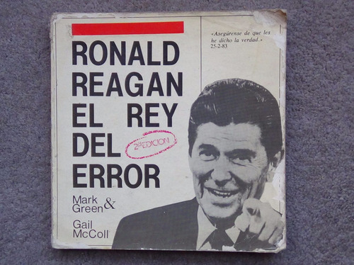 Ronald Reagan El Rey Del Error Mark Green, Gail Mc Coll