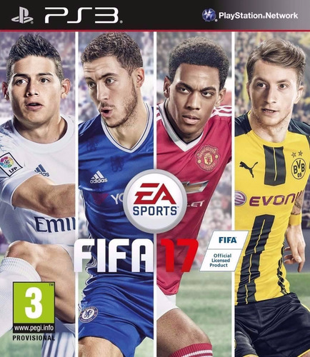 Ps3 Juego Fifa 2017 Playstion 3 Latino Fifa17 Fulbol Fisico