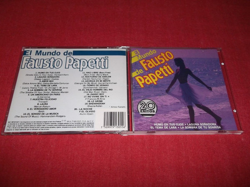 Fausto Papetti - El Mundo De.. Cd Nac Ed 1990 Mdisk