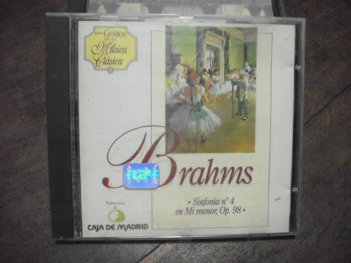 Brahms Sinfonía N° 4 En Mi Menor Op 98  - Cd Original