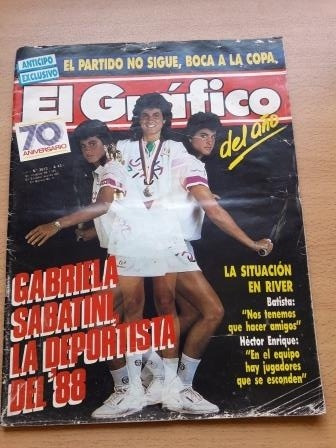 El Grafico 3613 Gabriela Sabatini Deportista Del Año