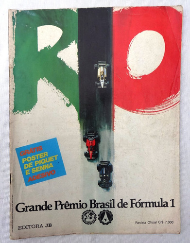 Revista 14º Grande Prêmio Brasil De F1 - Jacarepaguá - 1985