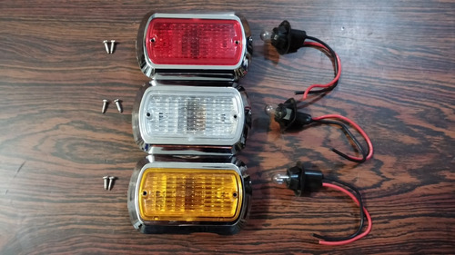 Faro Lateral Universal Para Autobuses Y Camiones Cromados