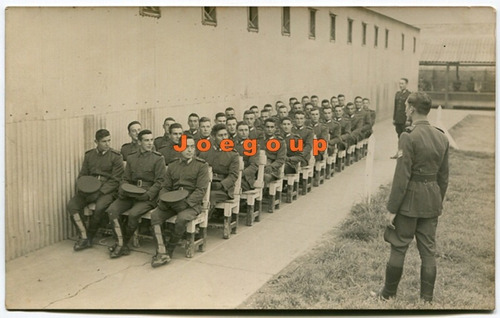 Antigua Foto Postal Militar Soldados Del Ejercito Argentino