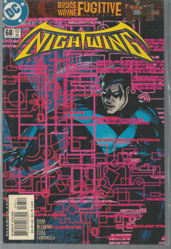 Nightwing N° 68 - Em Inglês - Editora Dc - Formato 16,5 X 26 - Capa Mole - 2002 - Bonellihq Cx445 G23