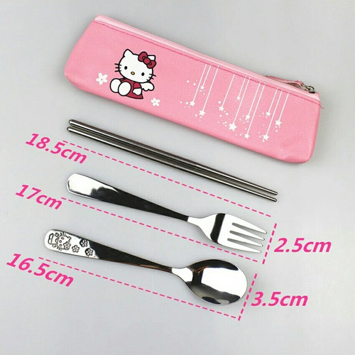 Palillos Sushi Aluminio Chinos Hello Kitty Envio Gratis