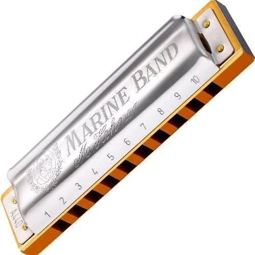 Imagem 3 de 7 de Gaita Harmônica Hohner Marine Band 1896/20 Em C (dó)