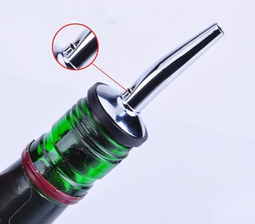Imagen 6 de 7 de Pico Vertedor / Dosificador Inoxidable Coctelería (x 4 Un.)