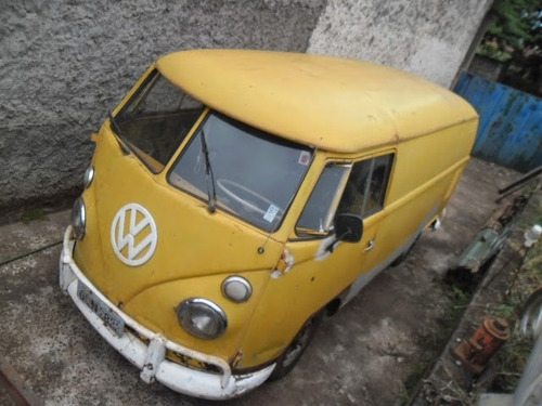 Kombi Furgao Vw Van Corujinha 1970 Funcionando Lisa De Lata
