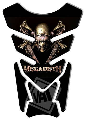 Adesivo Protetor Tanque Honda Yamaha Megadeth 010