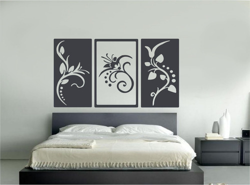 Vinilo Pared Triptico B Decoración Wall Stickers