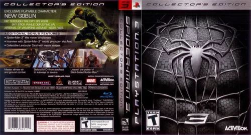 Usado: Jogo Spider-man 3 (Collector's Edition) - PS3 em Promoção na  Americanas