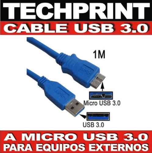 Cable Usb 3.0 Micro Usb 3.0 Para Disco Duro Externo