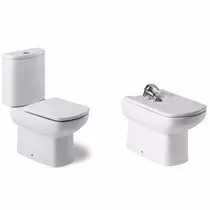 Comprar Inodoro + Tapa Suave + Bidet 1a + Tapa Bidet Roca Dama Senso