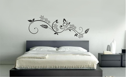 Vinilo Pared Cabecera Mariposa Decoracion Wall Stickers