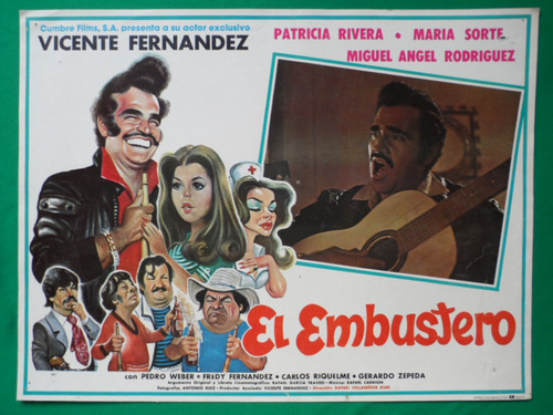 Vicente Fernandez El Embustero Patricia Rivera Cartel D Cine