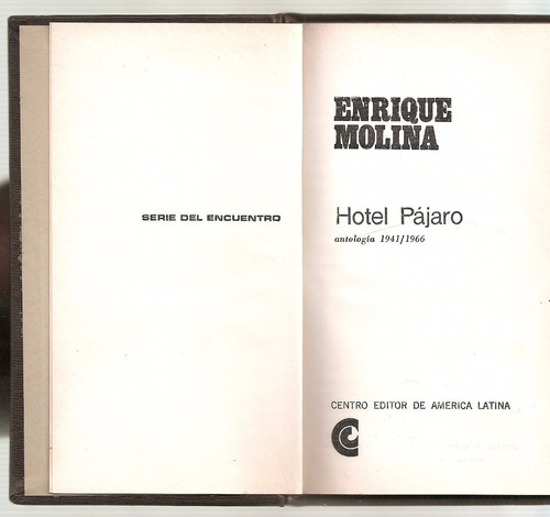 Hotel Pajaro Antologia 1941/1966 - Molina - Ceal