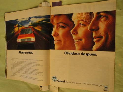 Publicidad Volkswagen Gacel Año 1986