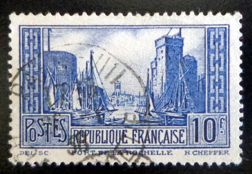 Francia, Sello Yv. 261 Tiii Port Rochelle Usado L7661