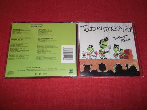 Tortuga Rebel - Todo El Rock'n Roll Cd Nac Ed 1990 Mdisk