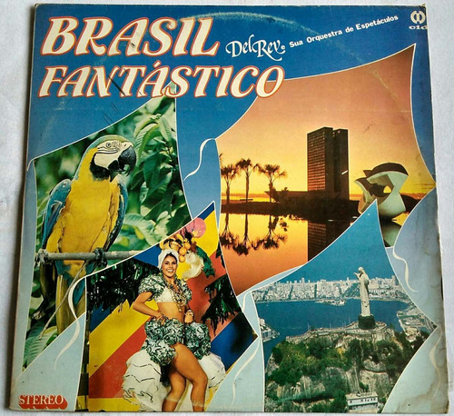 Lp Brasil Fantástico/del Rey E Sua Orquestra De Espetáculos