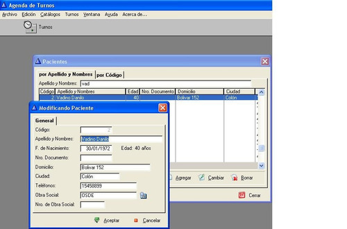 Software Para Control De Turnos Médicos