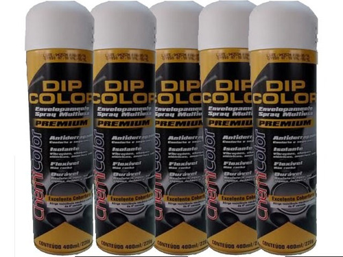 Dip Color Spray Branco Fosco Envelopamento Líquido Tuning