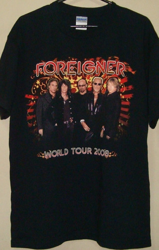 Polo Foreigner M Original Impor Disturbed Aerosmith Bon Jovi