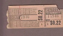 Comprar Antiguo Boleto Cutcsa De 22 Centesimos Transporte Montevideo