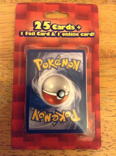 Pokemon Set Con 25 Tarjetas Más Una Brillante Código On Line