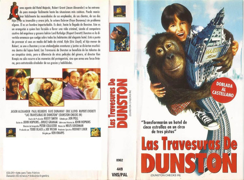 Las Travesuras De Dunston Vhs Dunston Checks In Español Lati