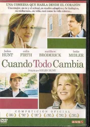 Cuando Todo Cambia - Helen Hunt - Dvd - Original!!!