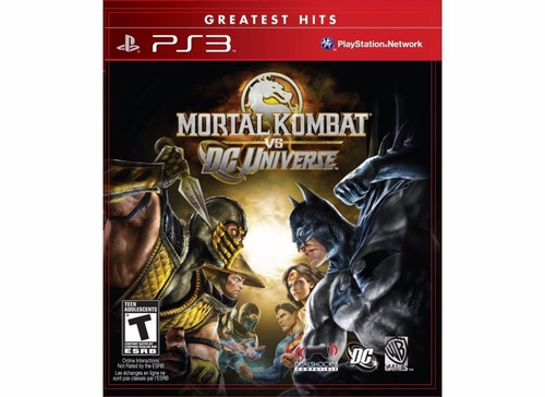 Jogo Ps3 Mortal Kombat Vs Dc Universe