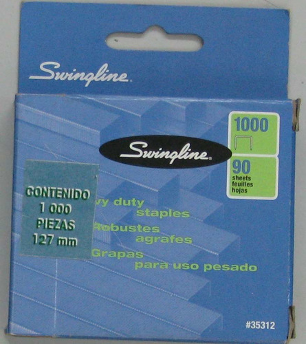 Grapas Para Uso Pesado 1/2 , 12.7mm, 1.27cm Swingline Acco 