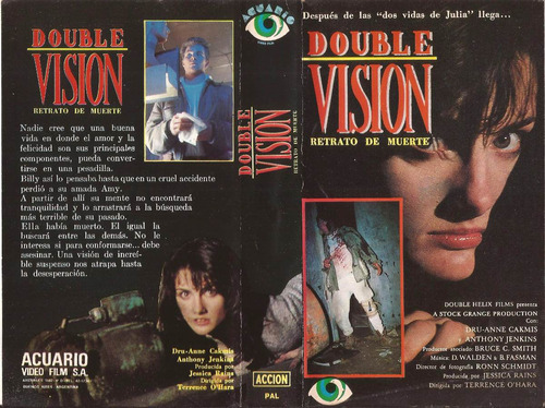 Double Vision Vhs Retrato De Muerte Terror Acuario Video