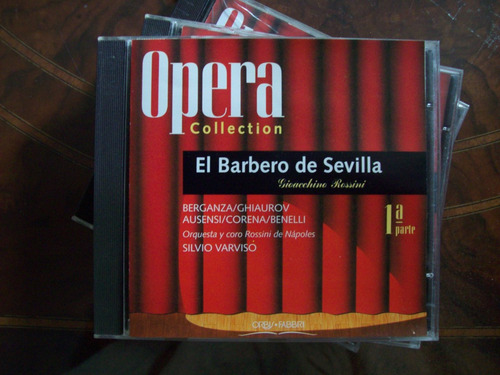 Rossini El Barbero De Sevilla Opera 2 Cds Berganza Varviso X
